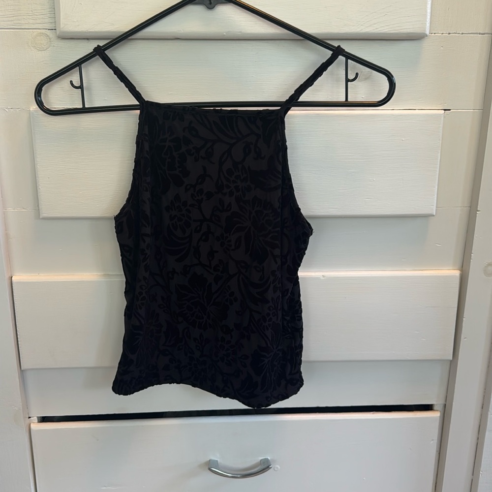 Velvet Crop Top